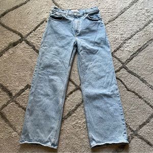 Abercrombie jeans 90s relaxed jean high rise straight leg 29 / 8 short